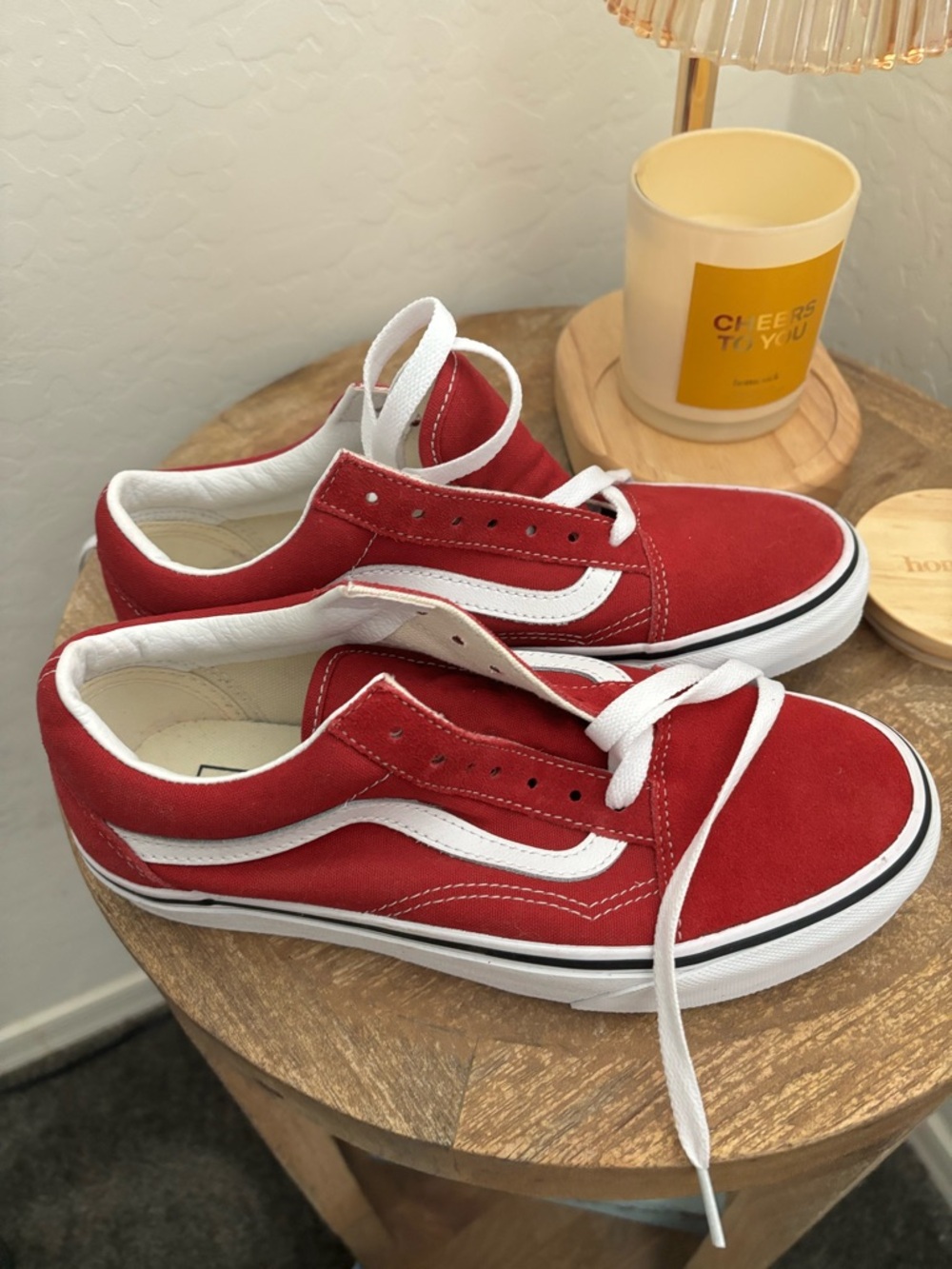 Vans Old Skool Sneakers Orchid Purple Pink Canvas Women’s US 7 Like New - Picture 5 of 6